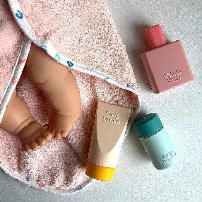 Miniature : Set-Bain-pour-Poupée-Tiny-Harlow