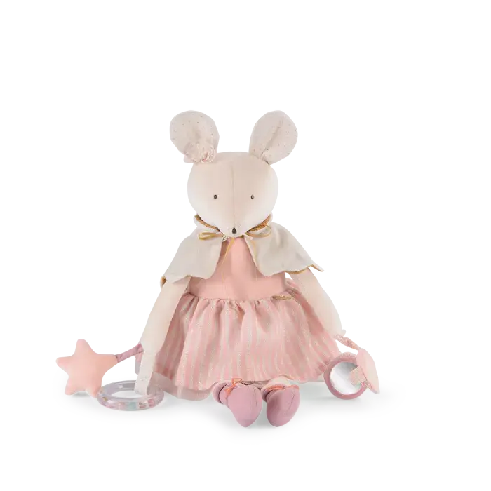 Miniature : Grande peluche d'activités Souris La petite école de danse - Moulin Roty