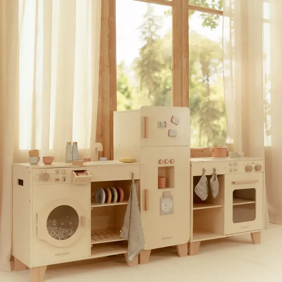 Miniature : Réfrigérateur-en-bois-Little-Dutch