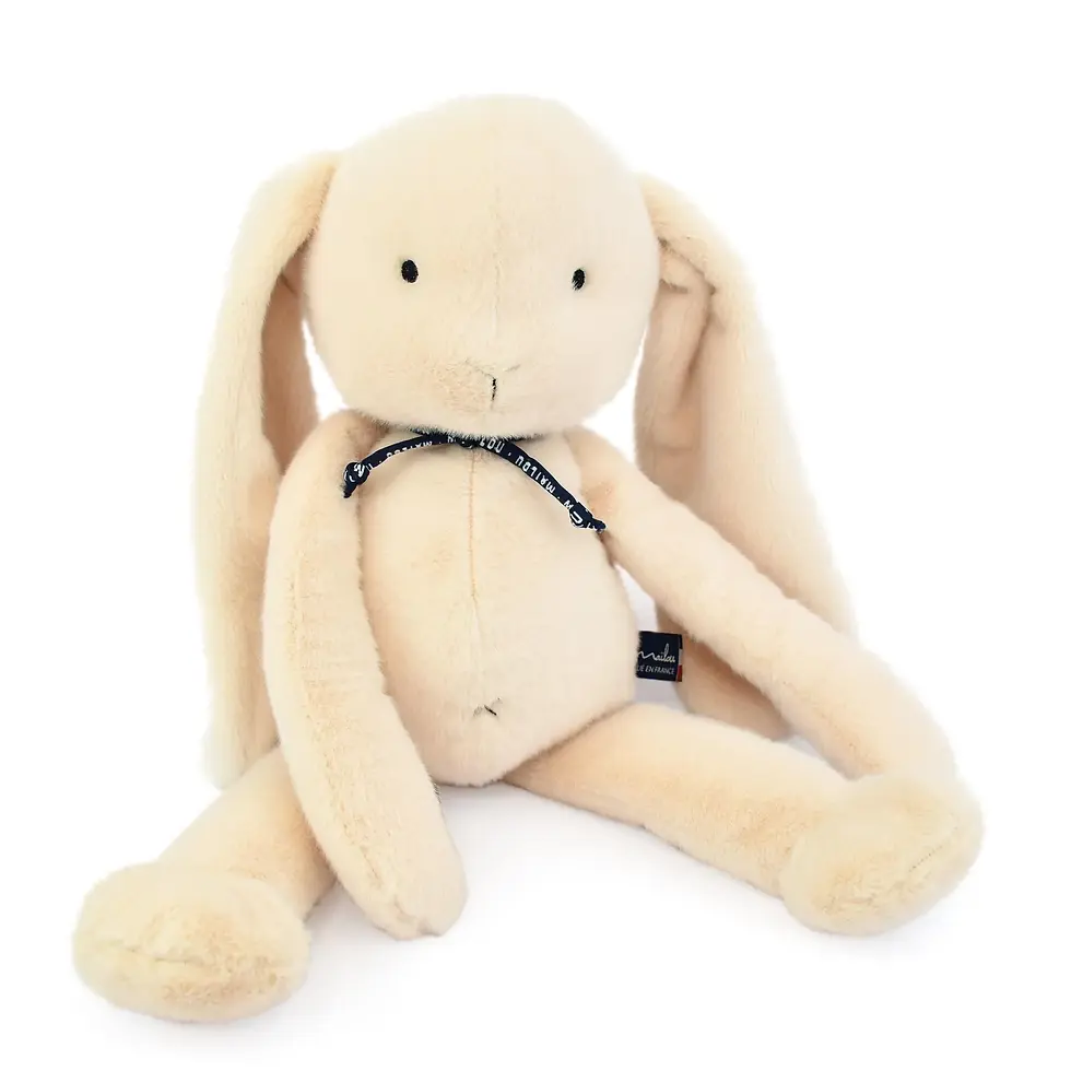 Peluche-Lapin-Méloé-beige-37-cm-Maïlou