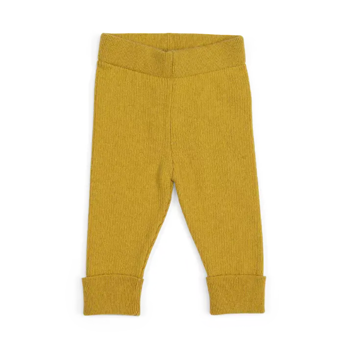 Legging Guillain tricot jaune - Moulin Roty