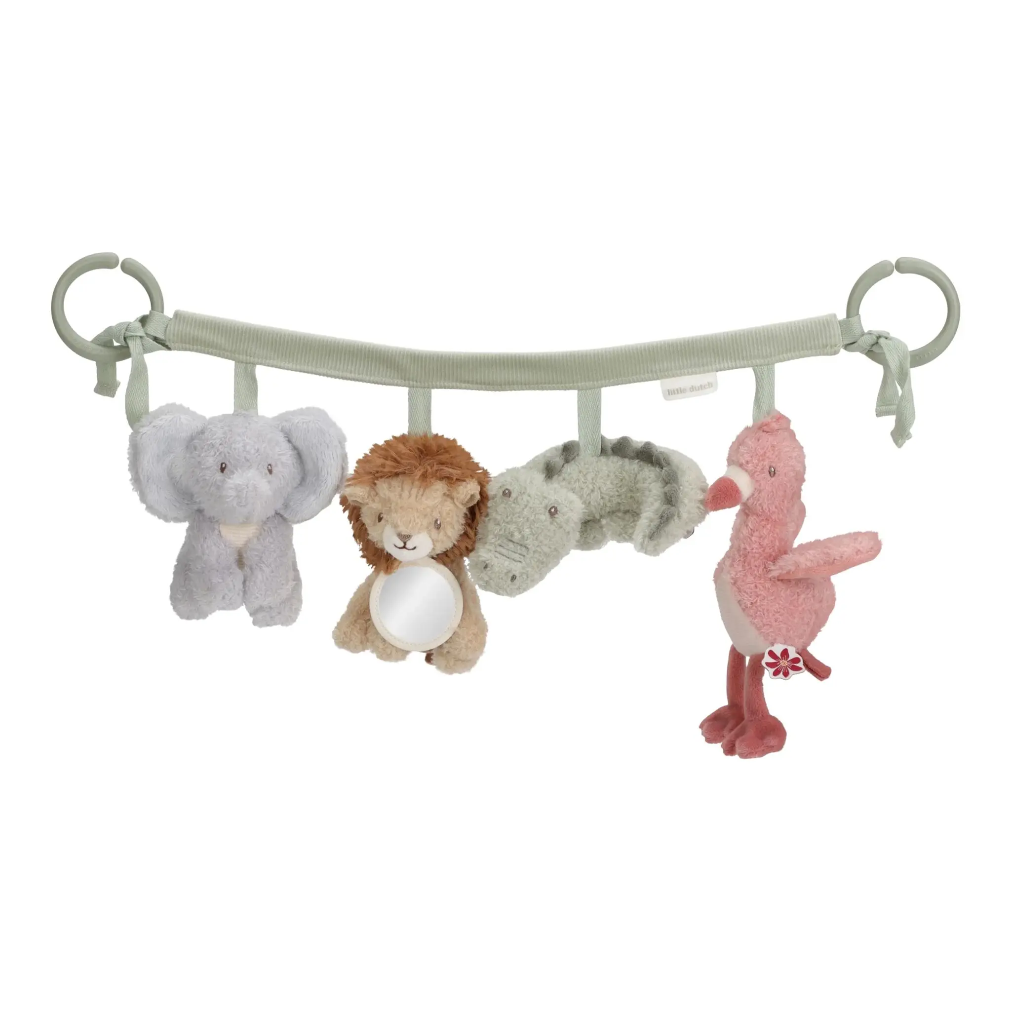 Chaine-activités-poussette-Safari-Friends-Little-Dutch
