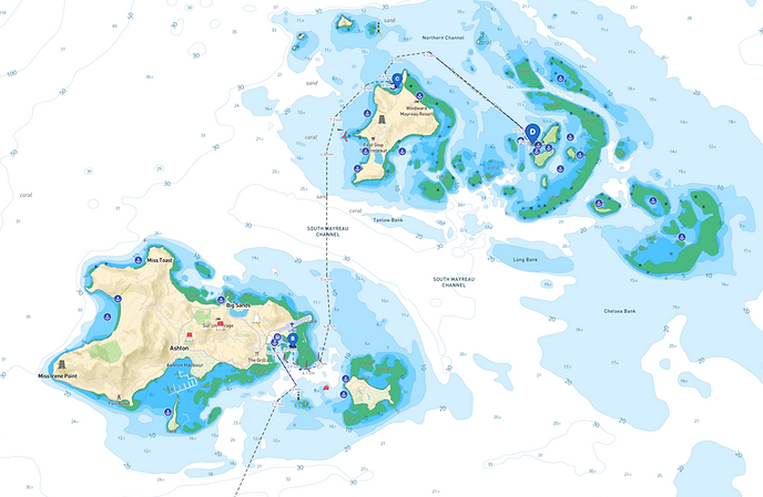 Union, Mayrou, and the Tobago Cays