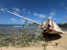 Wreck from Beryl