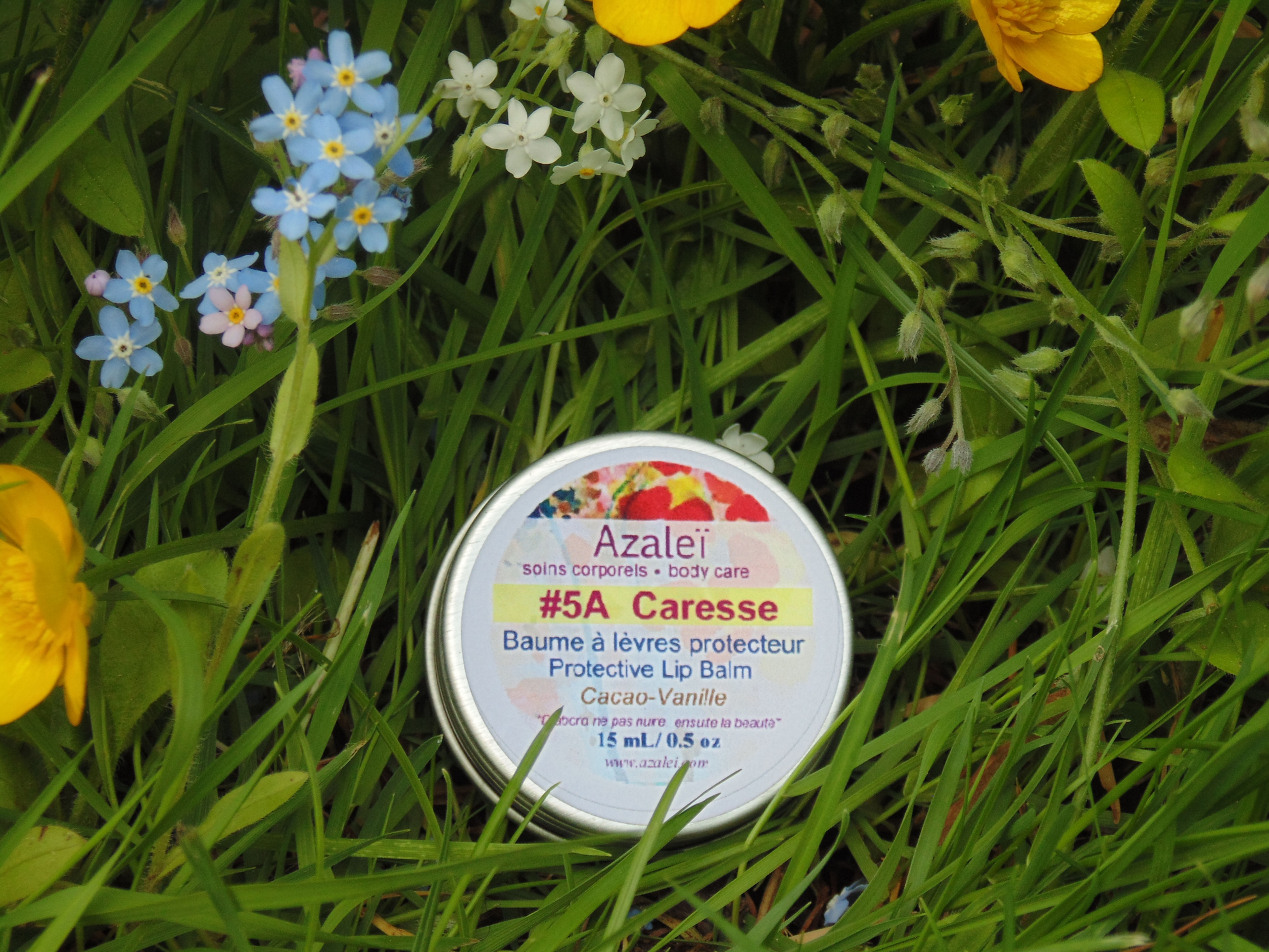 #5A- Caresse - Protective Lip Balm - Cocoa-Vanilla