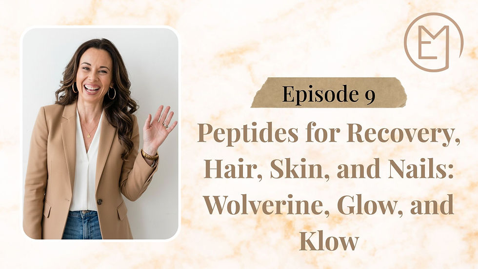 Peptides for Recovery, Hair, Skin, and Nails: Wolverine, Glow, and Klow