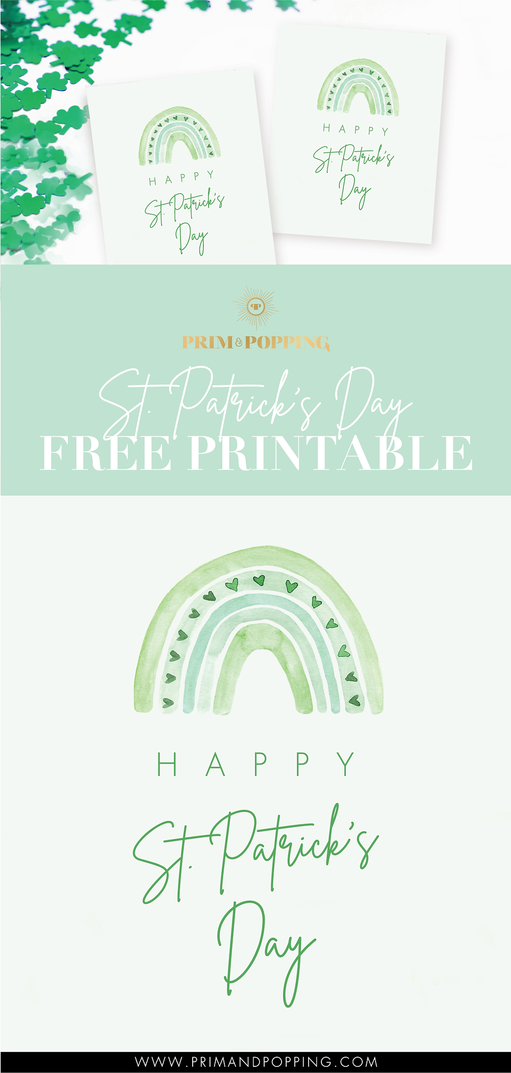 free St. Patricks Day printable art print
