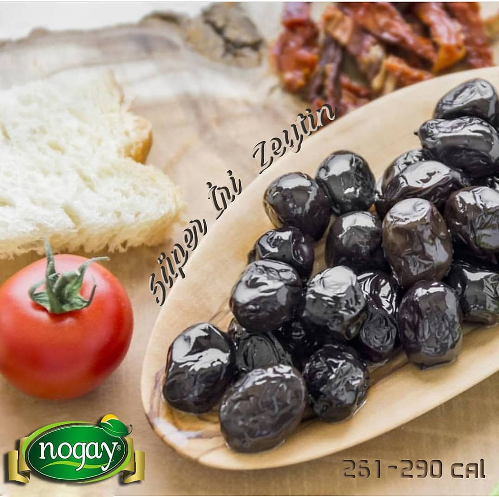 Küçük resim: Nogay Süper İri Siyah Zeytin 261-290 M-1000 Gr