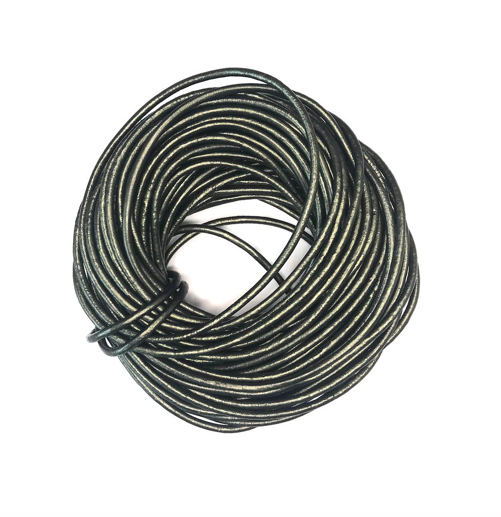 Thumbnail: Leather Necklace with clamp