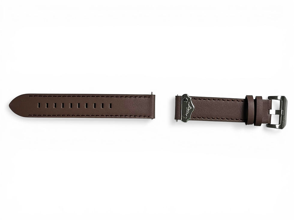 Thumbnail: Northern Star Watch Brown Leather Strap
