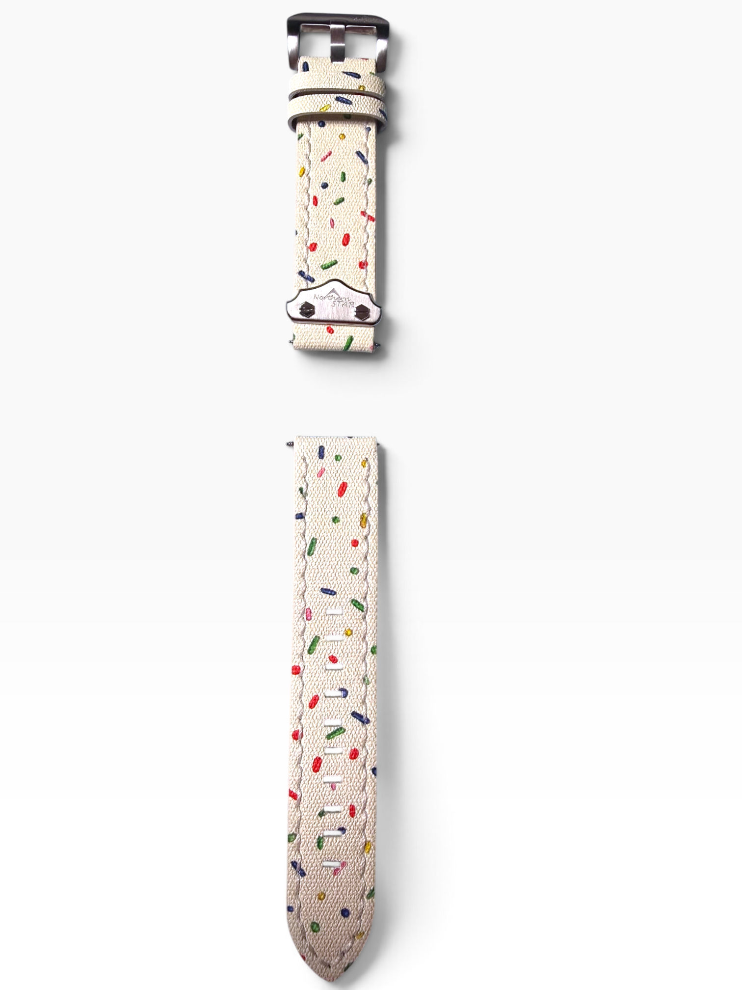 Pre-Order Northern Star Watch Sprinkle 20mm Strap - Light Creme