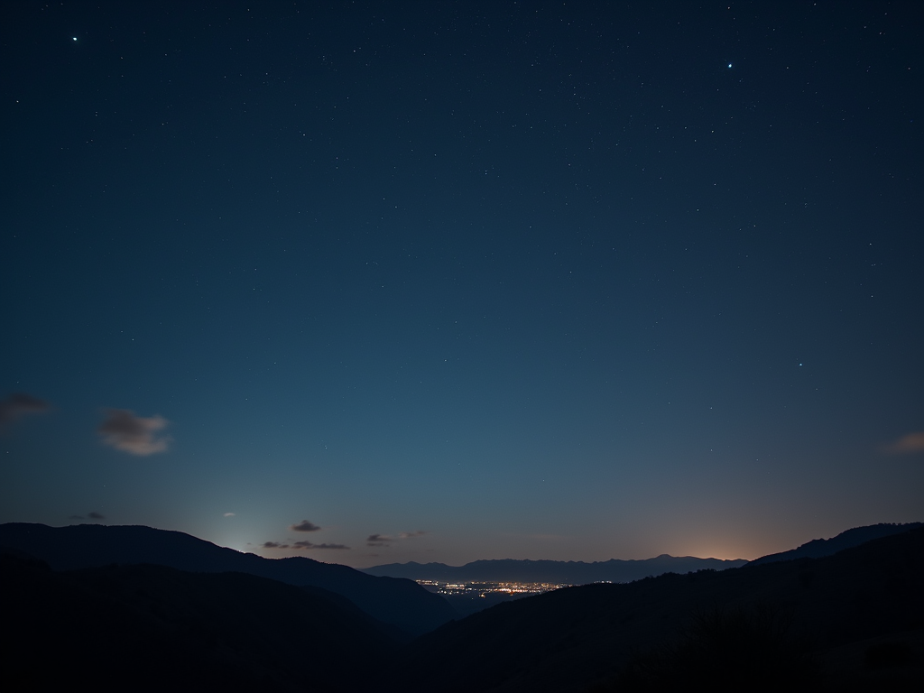 Glowing stars scattered across the astronomical beauty of the night sky.