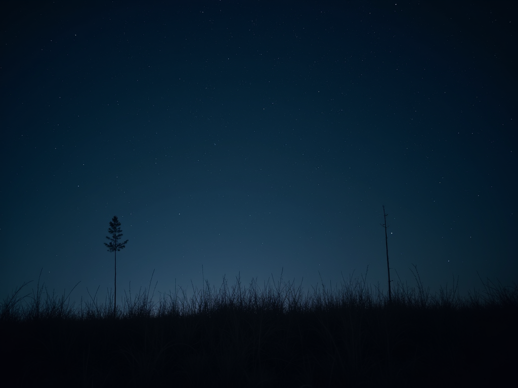 A cosmic view of sparkling constellations against a dark night sky.