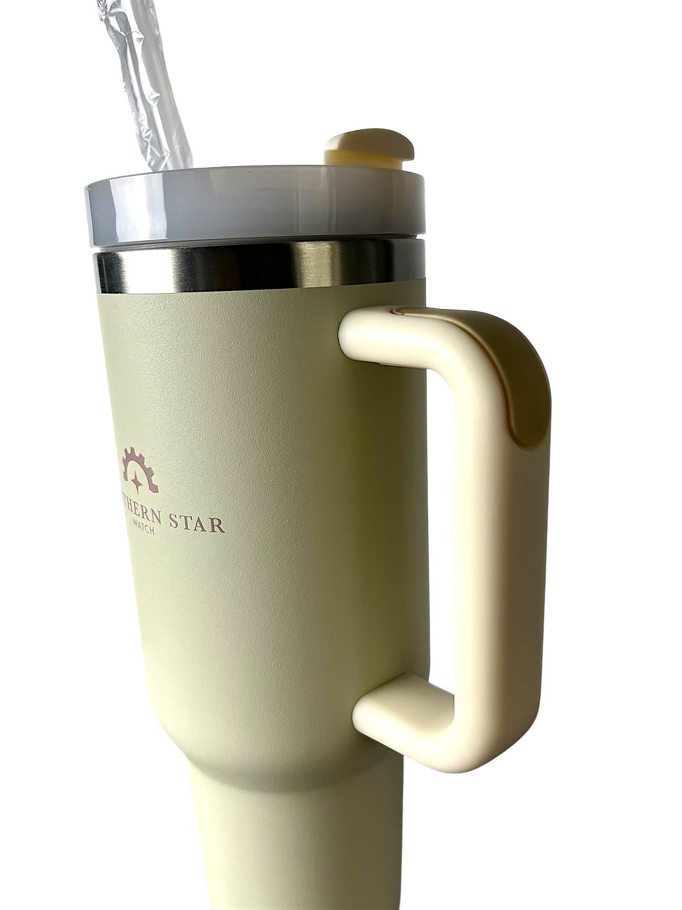 Thumbnail: Northern Star Watch Creme/Beige 40oz Stainless Steel Tumbler