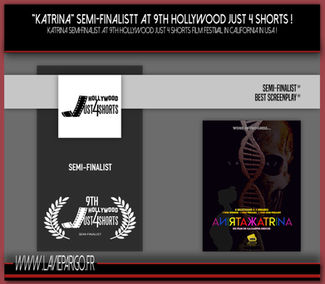 🇺🇸 THE SCRIPT KATRINA WRITTEN BY GAZANFER BIRICIK IS SEMI-FINALIST AT L.A. !