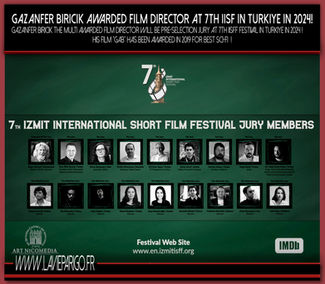 🇺🇸 🇹🇷 Gazanfer Biricik at 7th Izmit International Short Film Festival in Turkiye.