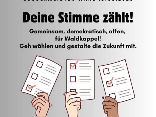 Bürgermeisterwahl in Waldkappel 🗳️