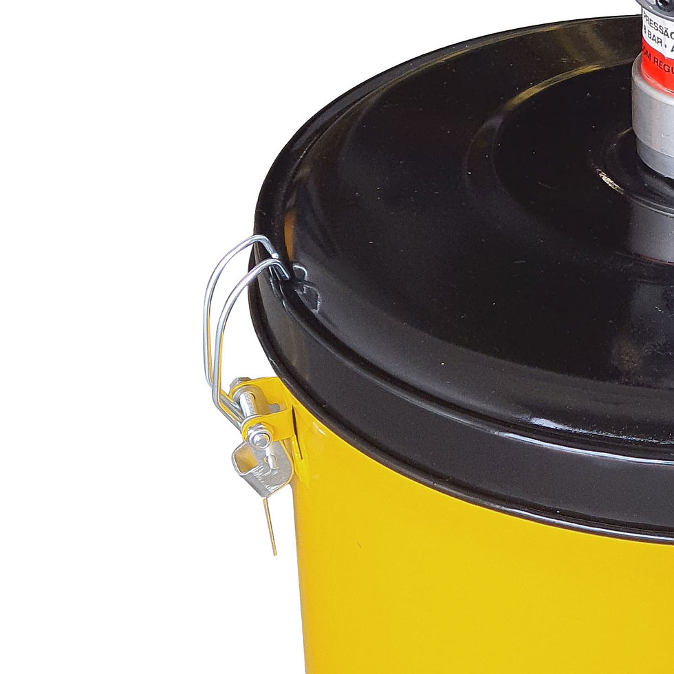 Miniatura: Tampa do Conjunto Propulsora 50:1 c/ Comando 4m Portátil - 25Kg, em alumínio/aço.