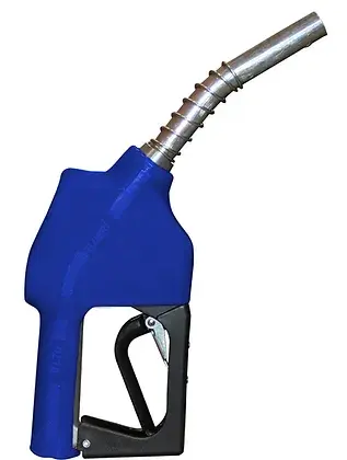 Lateral do Bico De Abastecimento Automático Vl70 azul.