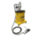 Miniatura: Perspectiva do Conjunto Propulsora 50:1 c/ Comando 4m Portátil - 30Kg, em alumínio/aço.