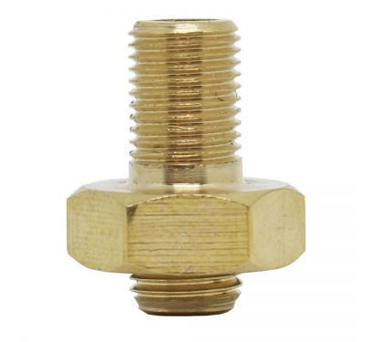 Frontal do Redutor Macho p/ Válvula Jumbo TR-AD1, em latão.