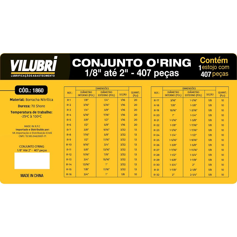 Miniatura: Conjunto O'Ring