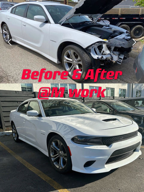 Auto Body repair Before and After