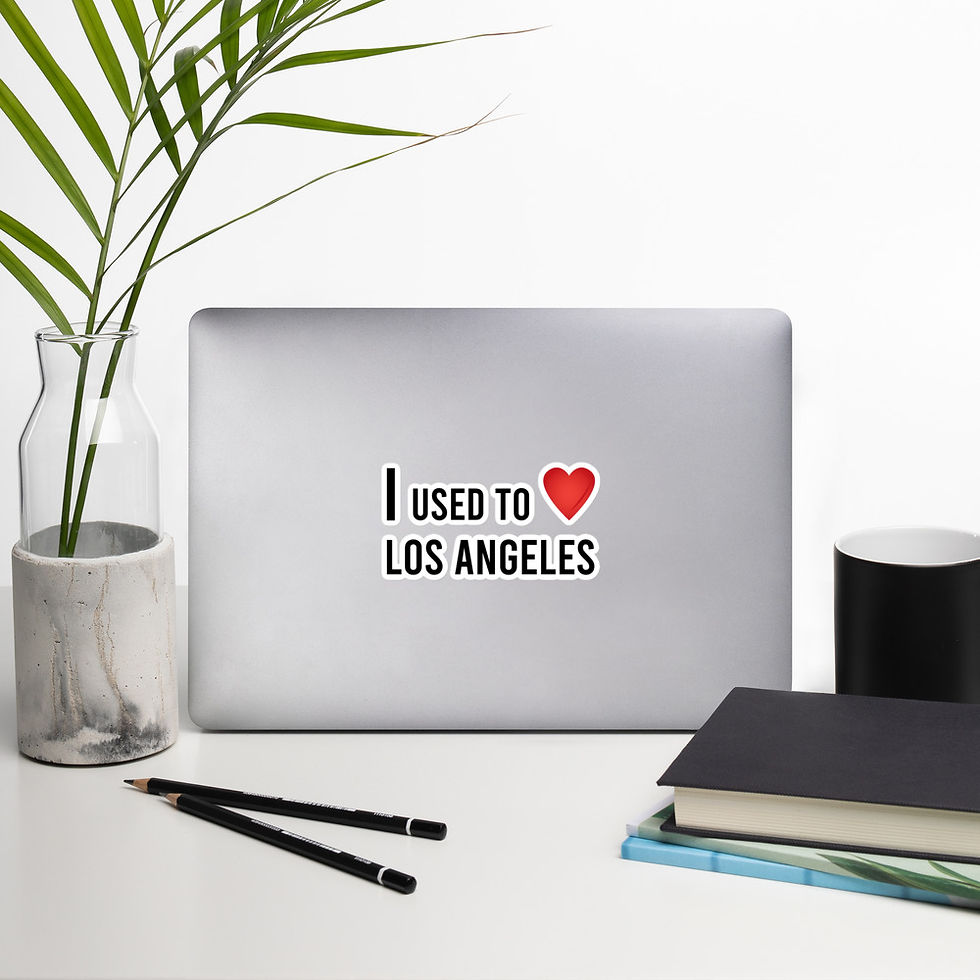 Thumbnail: "I used to love LA" Bubble-free stickers