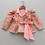 Thumbnail: Pink Jungle theme Printed Jacket Style Peplum Top And Flared Palazzo