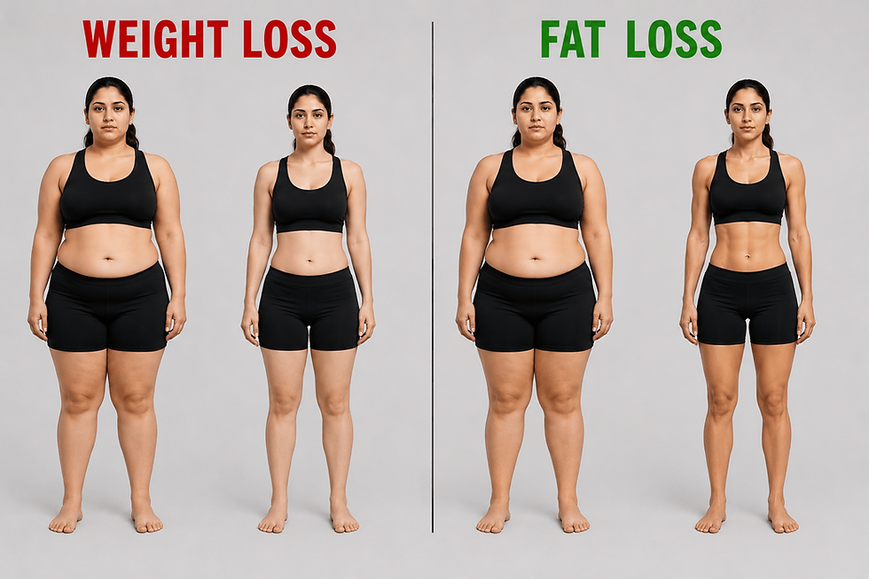 Weight Loss vs Fat Loss: Understanding the Difference