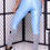 Miniatura: Calca Legging Fitness Discipline em Suplex de Poliamida Texturizada Azul