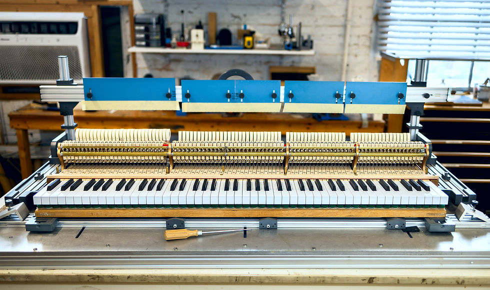Piano action regulation