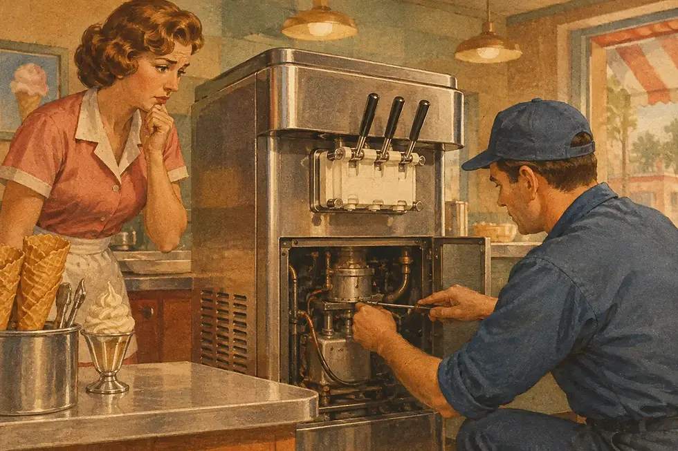 When to Call an Ice Cream Machine Repair Service