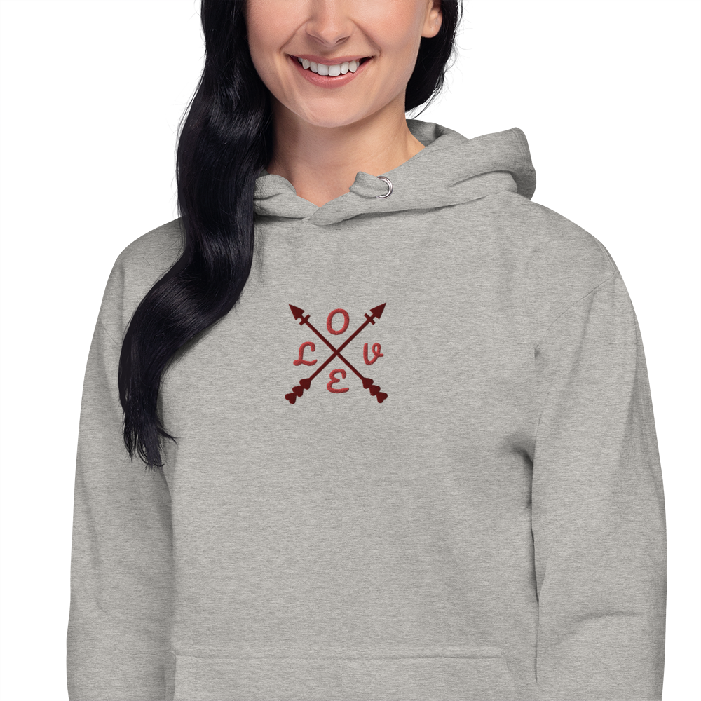 LOVE - Embroidered Unisex Hoodie