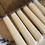 Thumbnail: Vintage Set Of Six Dinner Knives Original Sheffield Made