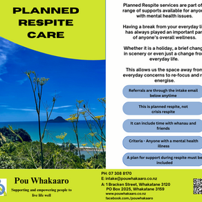 Planned Respite Care - Who is it for?