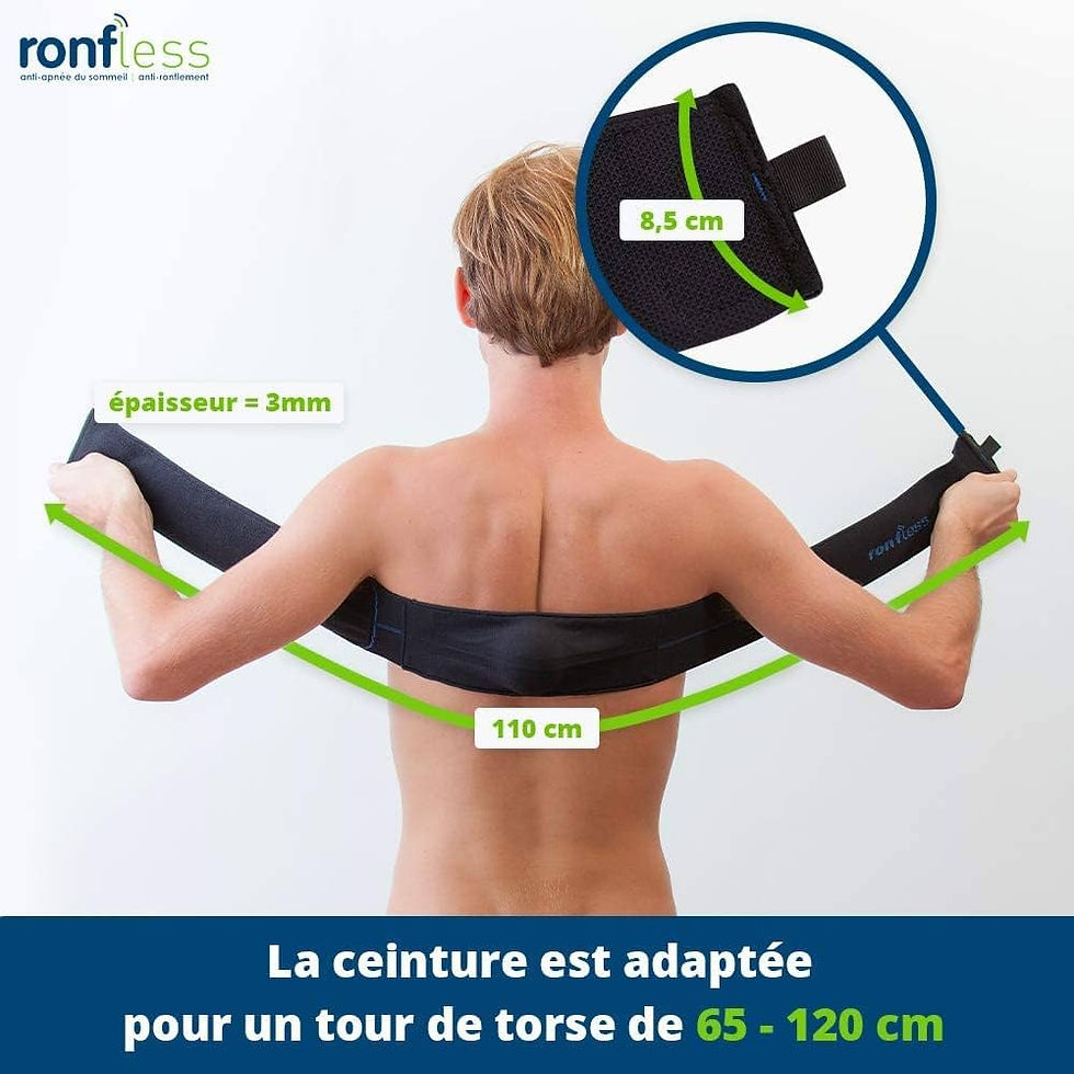 Miniature : Ceinture Anti-ronflement - Anti-apnée du Sommeil - Dispositif Médical