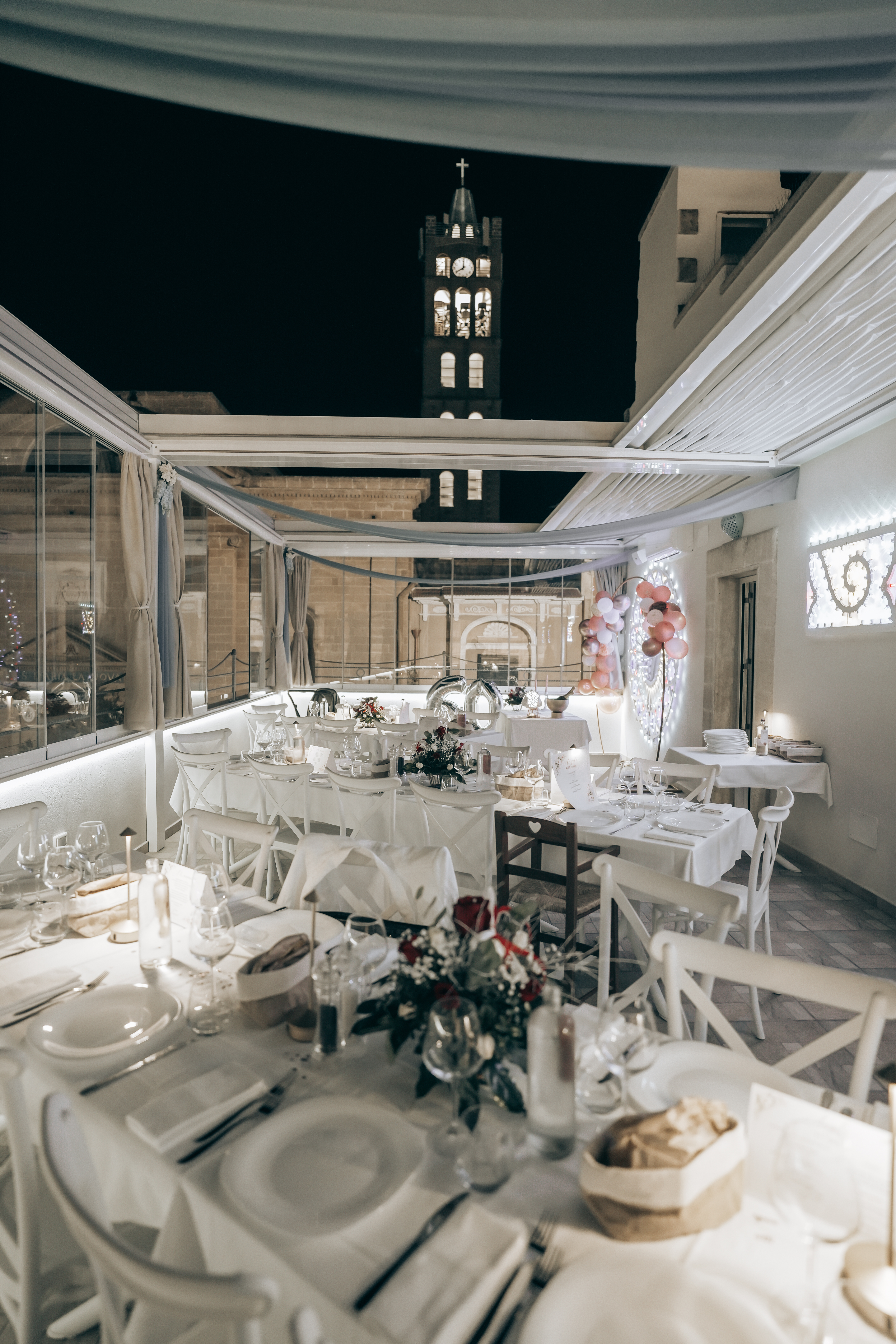 Sala del ristorante Blu Oltremare a Pulsano