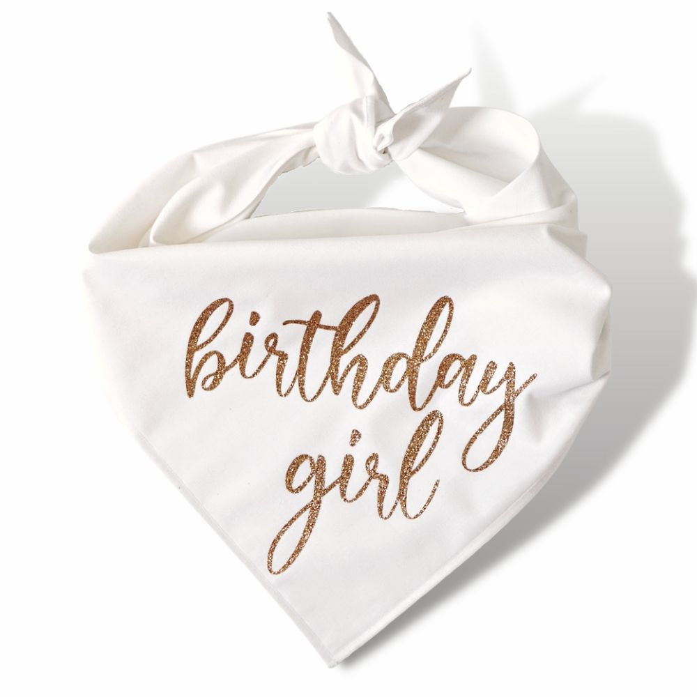 "Birthday Glitter" Bandana