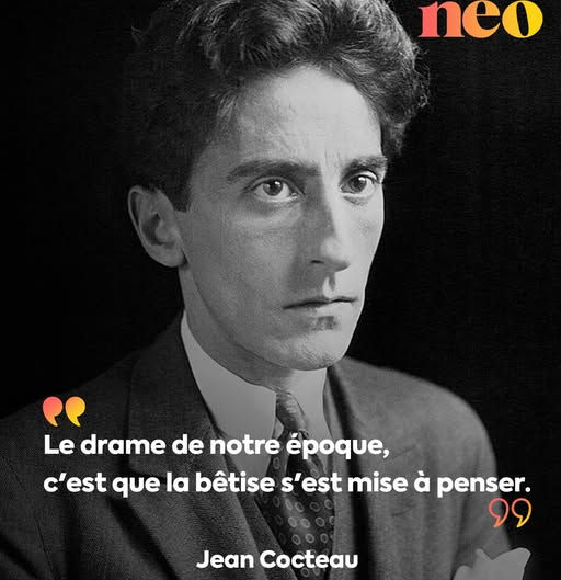 Enfant, je voyais à la TV, le général de Gaulle, Malraux, Cocteau, Mauriac, de Vilmorin,  Tabarly, Kopa, Jazy, Anquetil, Maso...