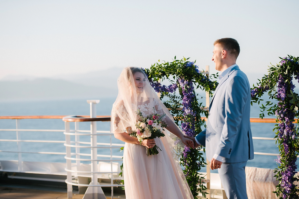 Best Bridal Cruise Hair And Makeup Miami - Bride At The Alter