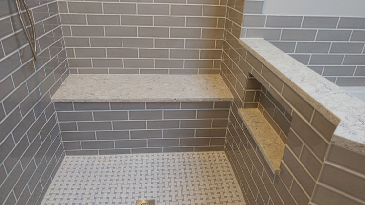 Bathroom Remodel done by K2Workshops, an interior remodeling company serving the Kansas City area.