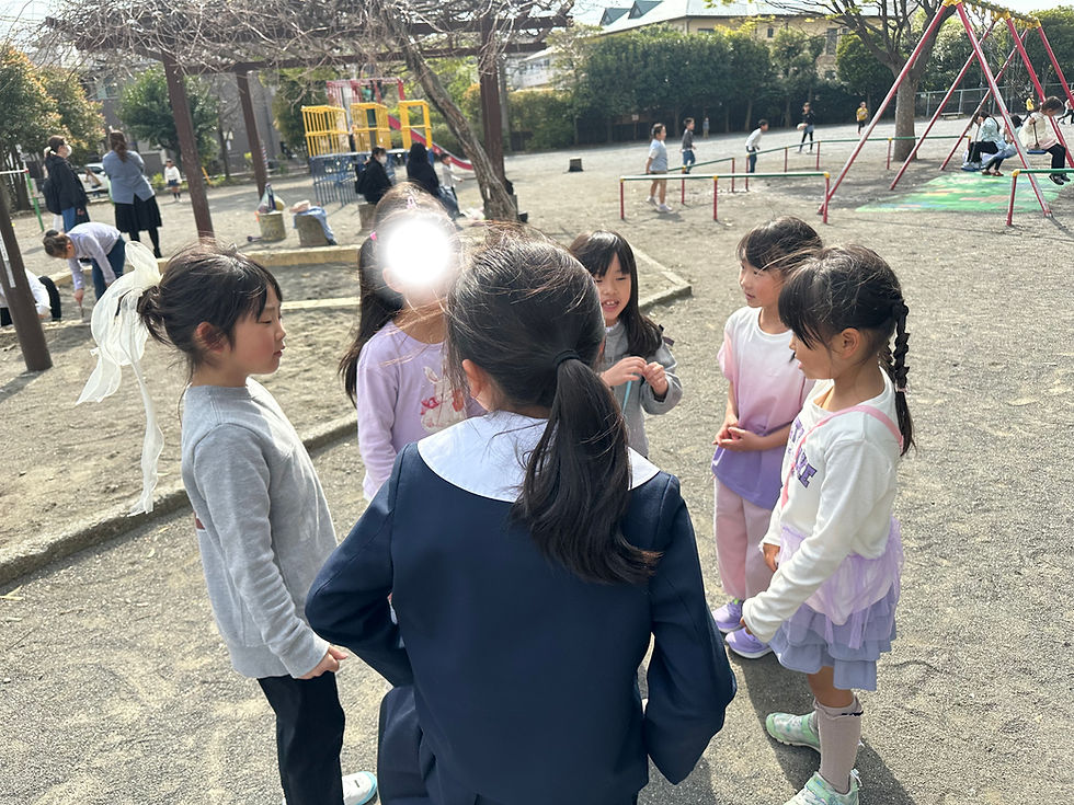 1、2、3年生で仲良く鬼ごっこ!!