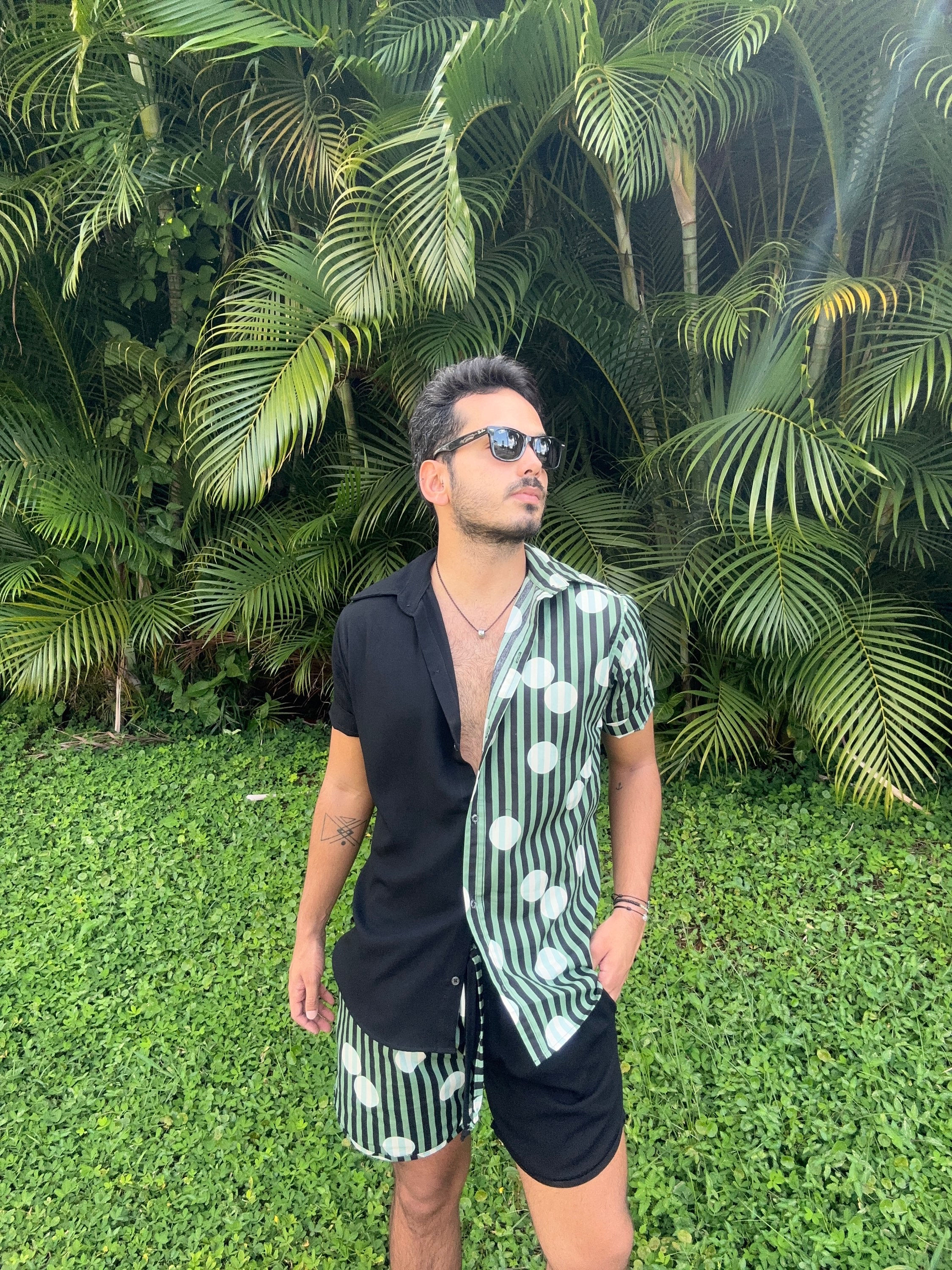 Camisa poá viscolinho