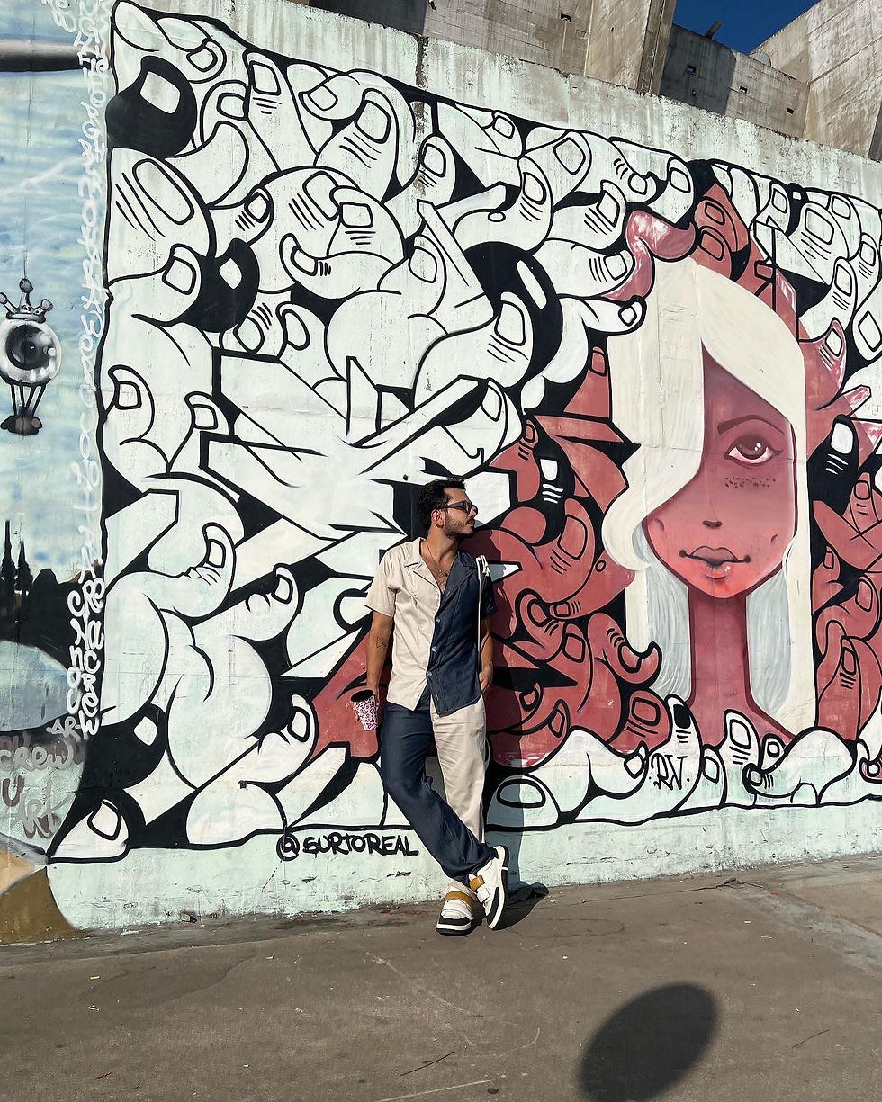 Miniatura: Camisa mescla jeans 