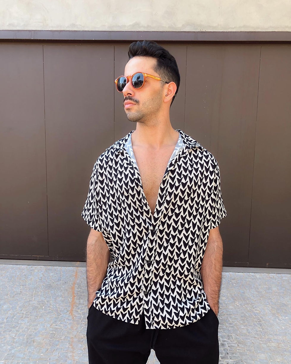 Miniatura: Camisa coração viscose AFO