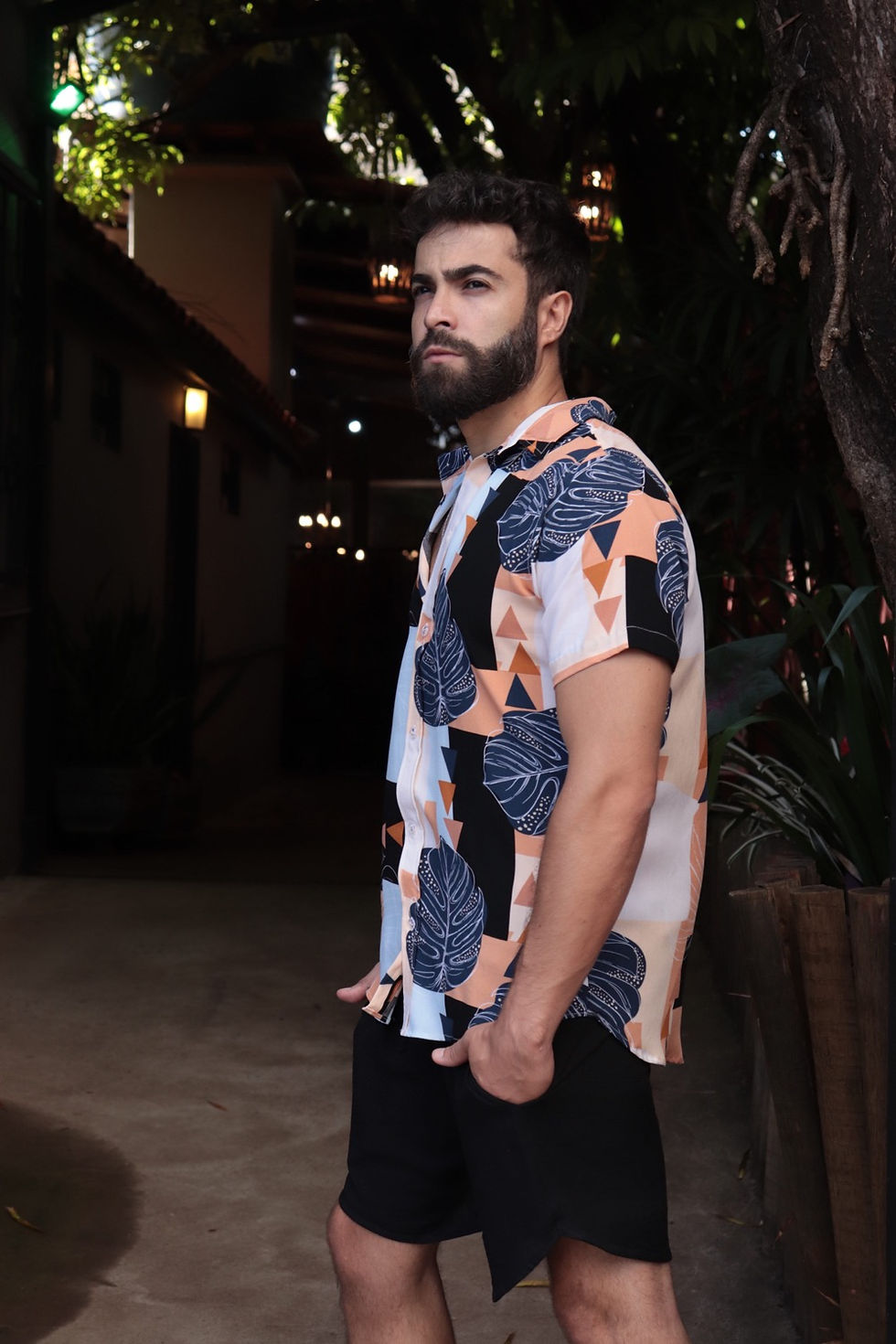 Miniatura: Camisa folhas AFO