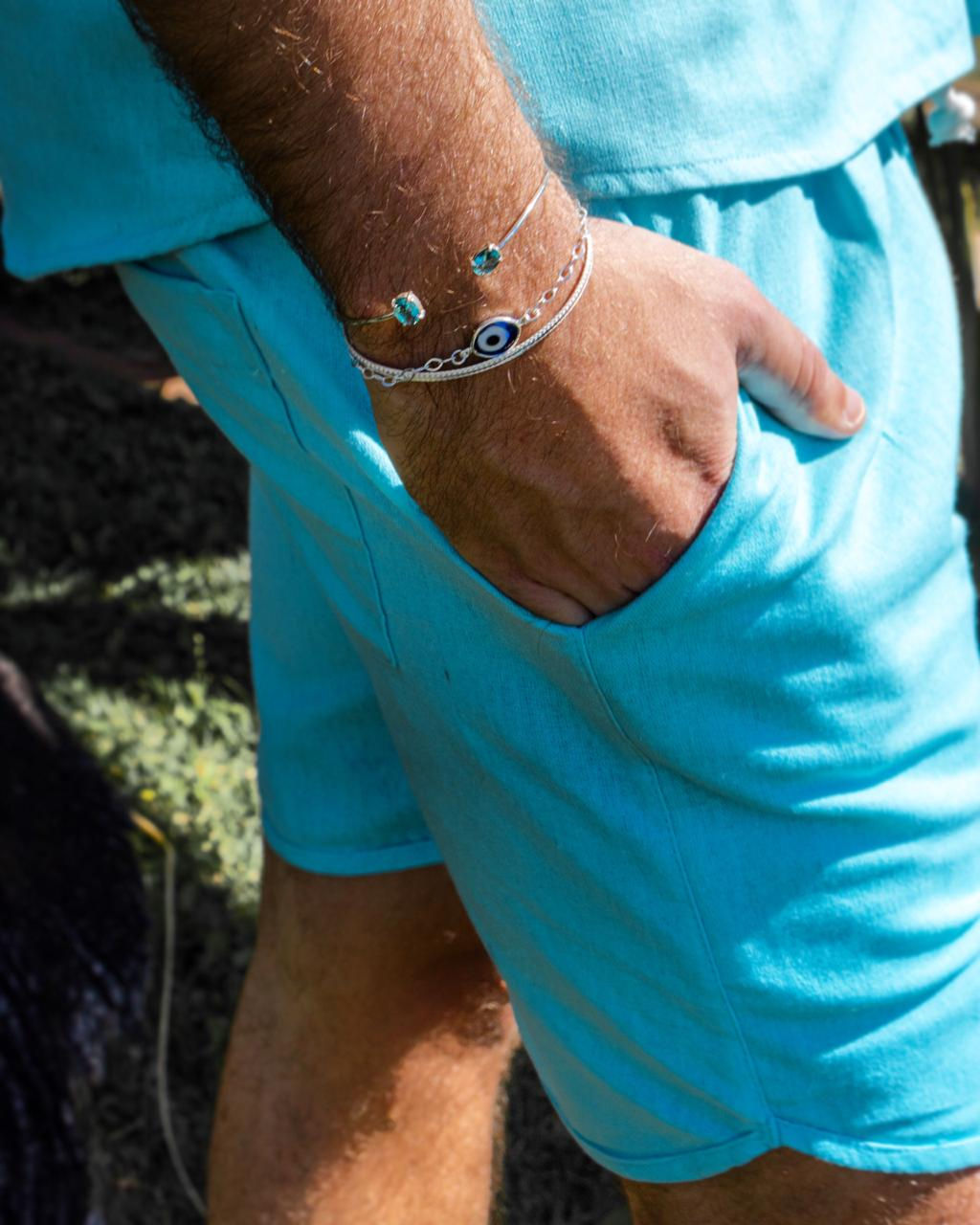 Bermuda linho blue