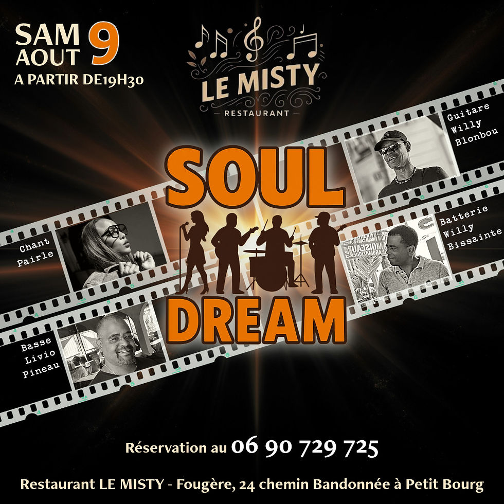 SOUL DREAM en concert au Misty