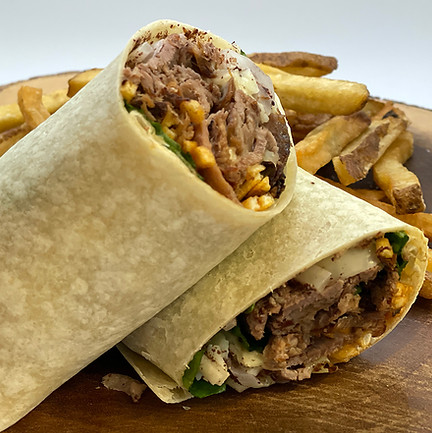 Steak Wrap Combo with fries
